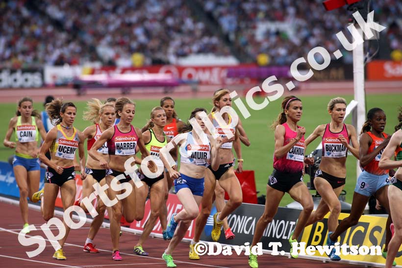 1500 metres,  2013 IAAF Diamond League, Sainsbury's Anniversary Games, Queen Elizabeth Olympic Park, London.